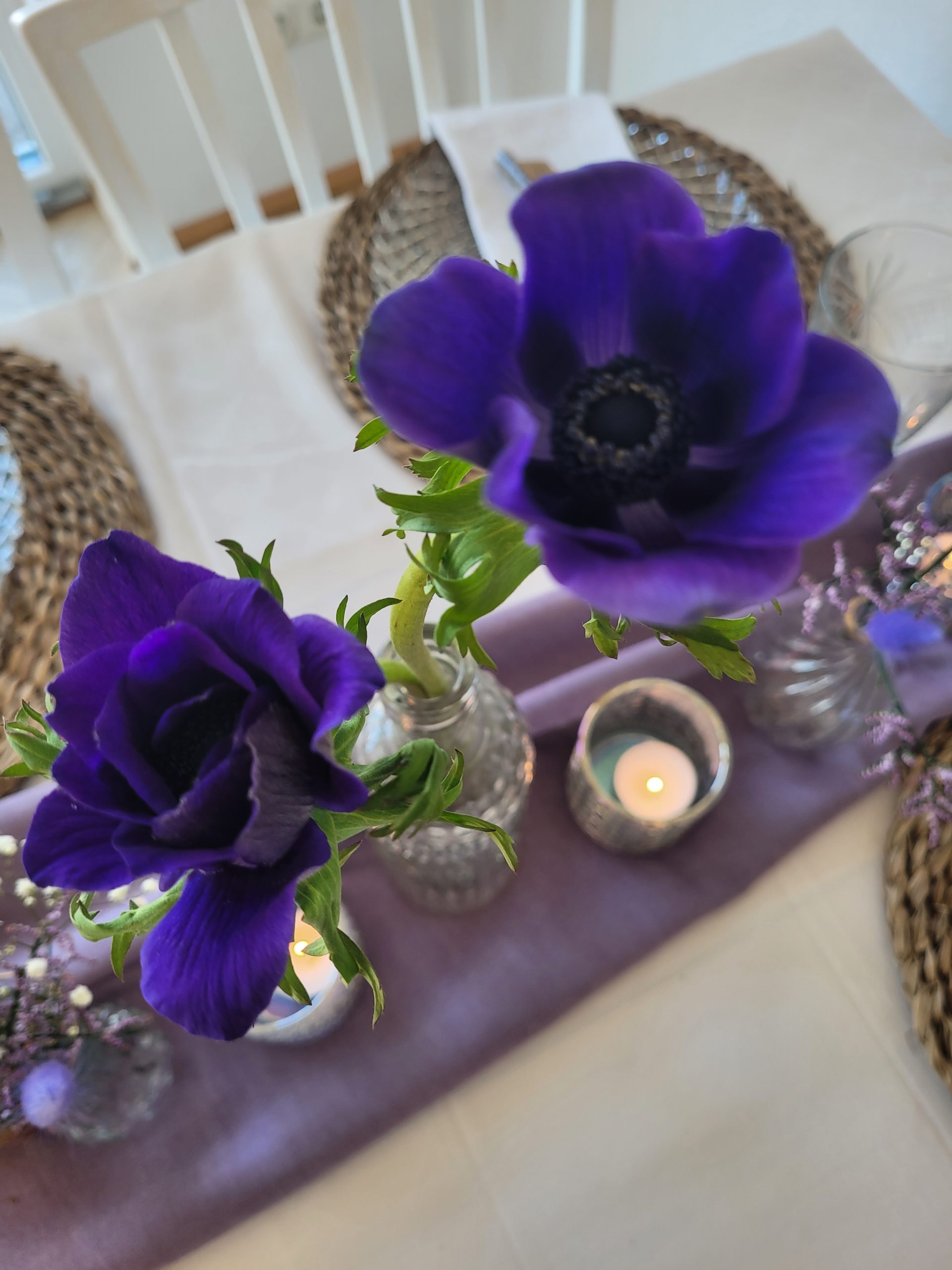 Tischläufer lila - Hochzeitskathi
