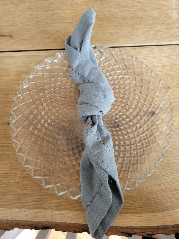 Hochzeitskathi - Stoffservietten grau