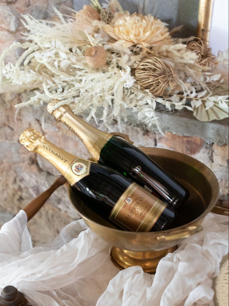 Hochzeitskathi - Sektempfang, SEktkühler gold