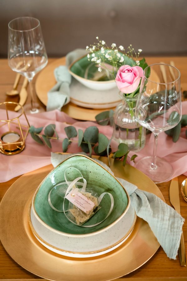 Hochzeitskathi - Tischdekoration rosa