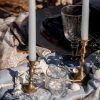 Hochzeitskathi -Tischläufer hellblau 3