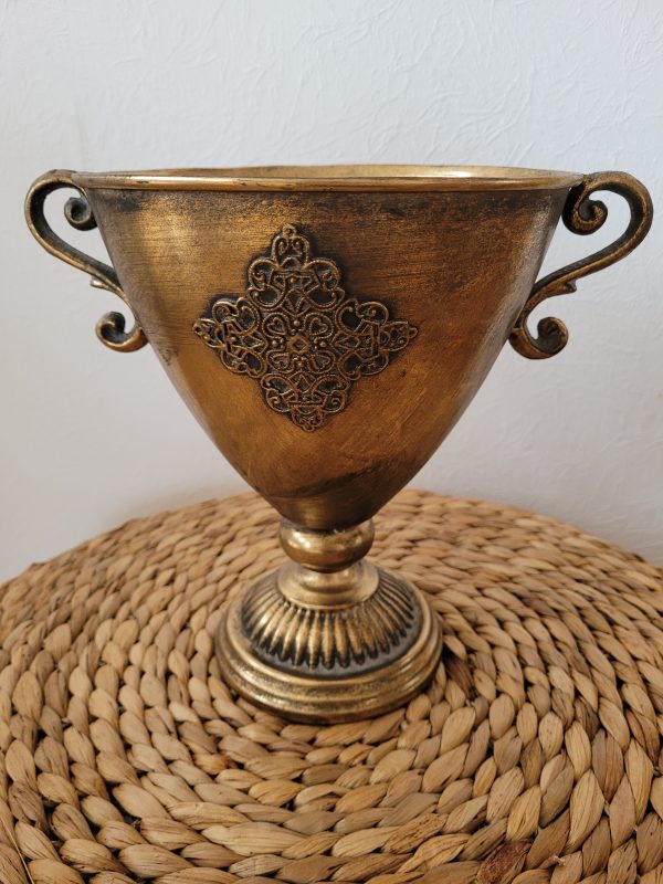 Hochzeitskathi - Pokalvase in gold 2