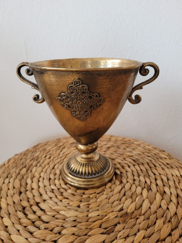 Hochzeitskathi - Pokalvase in gold 1