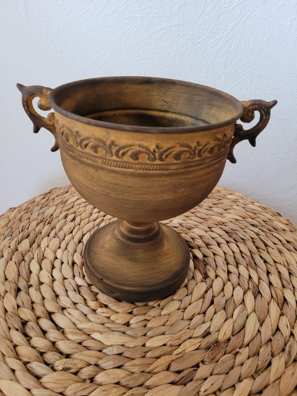 Hochzeitskathi - Pokalvase braun