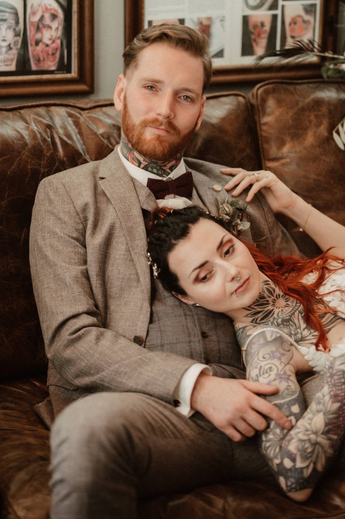 Hochzeitskathi - Tattoo Shooting Brautpaar 1