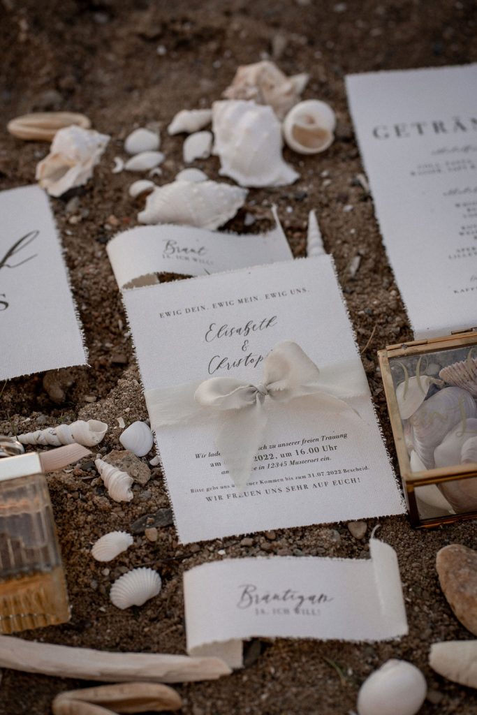 Hochzeitskathi - Hörblacher Baggersee Papeterie Strand 1