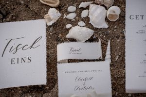 Hochzeitskathi - Hörblacher Baggersee Papeterie Strand