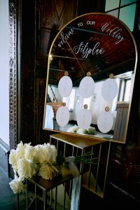 Hochzeitskathi - Sitzplan gold