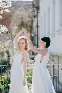 Hochzeitskathi - Winzerhof Stahl Brautpaar