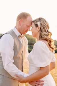 Hochzeitskathi - Gasthof Fesel Würzburg Sonnenuntergang