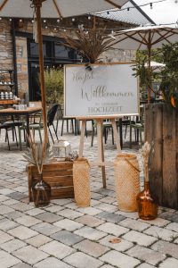 Hochzeitskathi - Dekoration Hotel Freihof Prichsenstadt