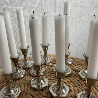 Hochzeitskathi - Kerzenständer silber