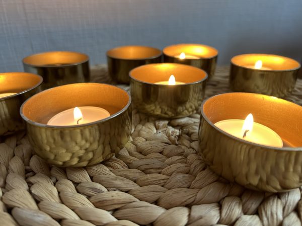 Hochzeitskathi - goldene Teelichter