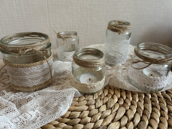 Hochzeitskathi - Teelichter vintage