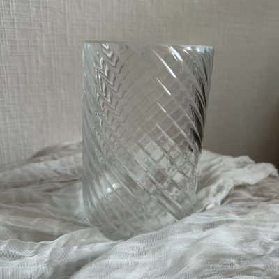 Hochzeitskathi - Vase geriffelt durchsichtig