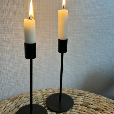 Hochzeitskathi - Kerzenständer schwarz