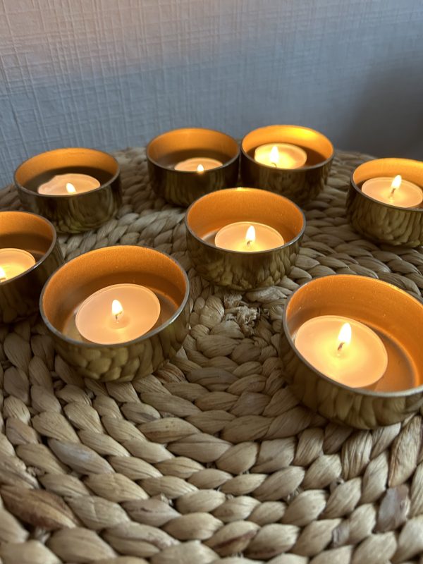 Hochzeitskathi - goldene Teelichter