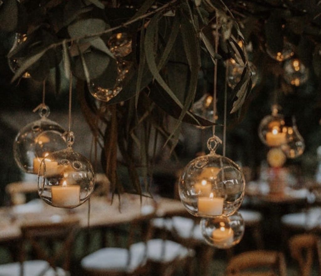 Hochzeitskathi - durchsichtige Hängelichter