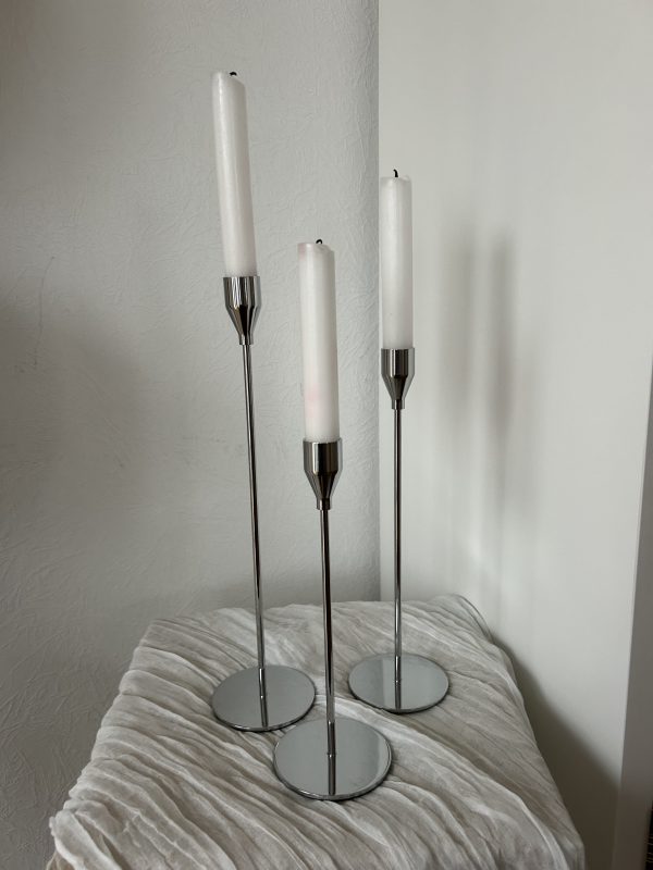 Hochzeitskathi - silberne Kerzenständer