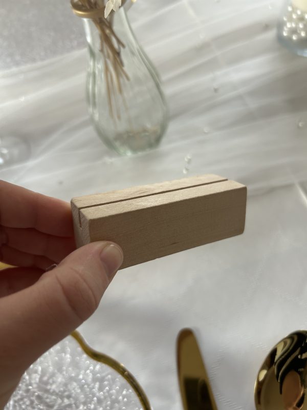 Hochzeitskathi - Leihartikel Holz Kartenhalter
