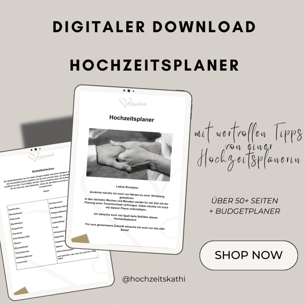 Hochzeitskathi - digitaler Download Hochzeitsplaner
