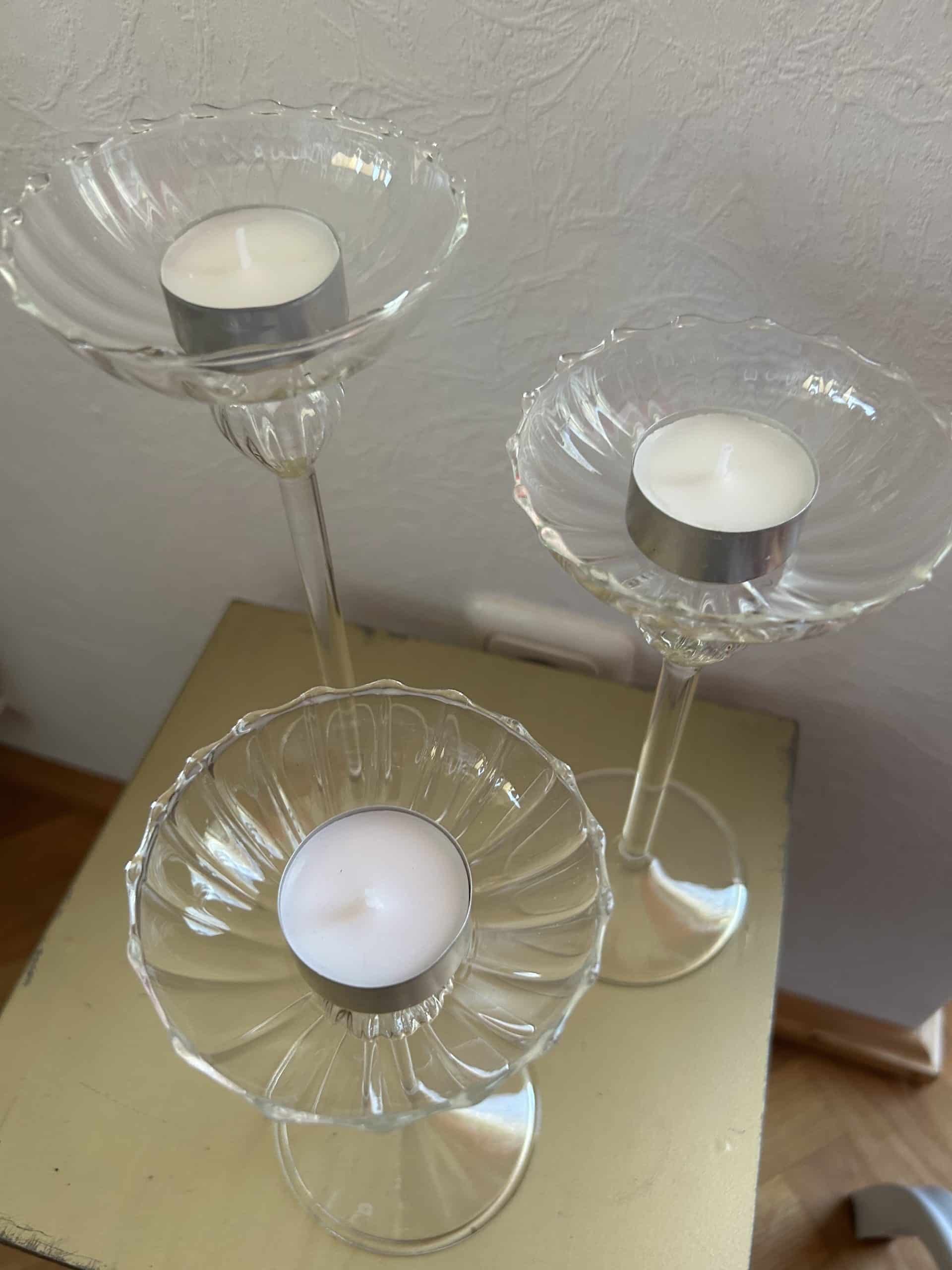 Hochzeitskathi - Leihartikel Dekoration - Pokalglas Glas